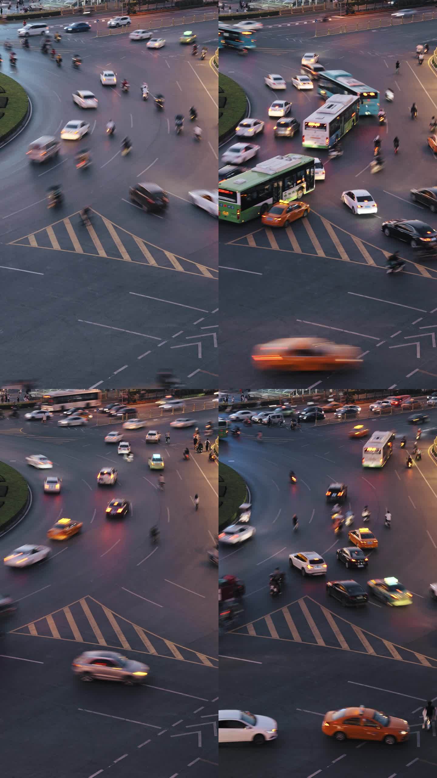 西安的时间推移与中国城市夜间交通