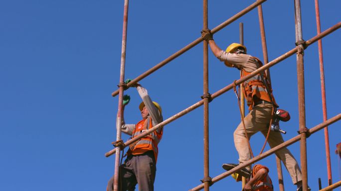 建筑工地 施工现场 脚手架 安全生产