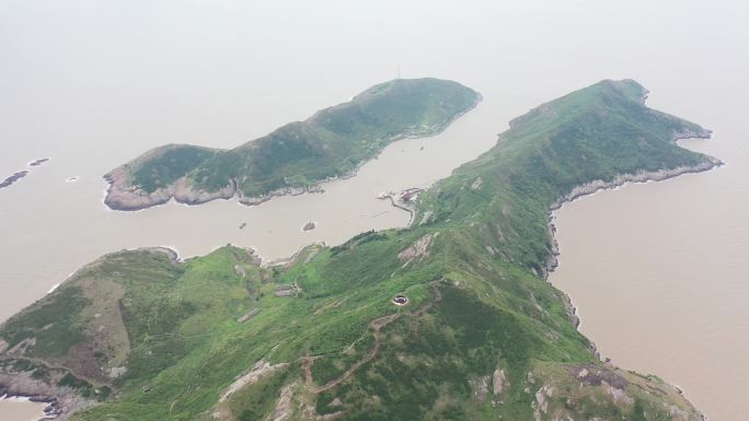 台州一江山岛航拍视频素材