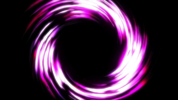 能量球效果粉色穿越黑洞时光