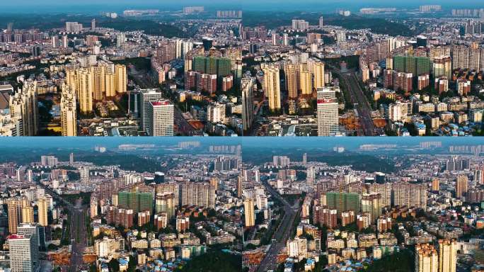 用无人机长焦拍摄空间压缩感的城市 (4)