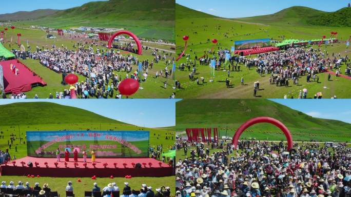 岷县狼渡滩花儿航拍