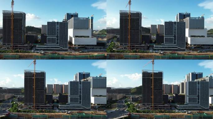 深圳光明科学城建设施工阶段航拍