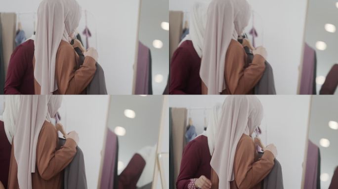 服装介绍阿拉伯女人女性妇女带头巾戴头巾
