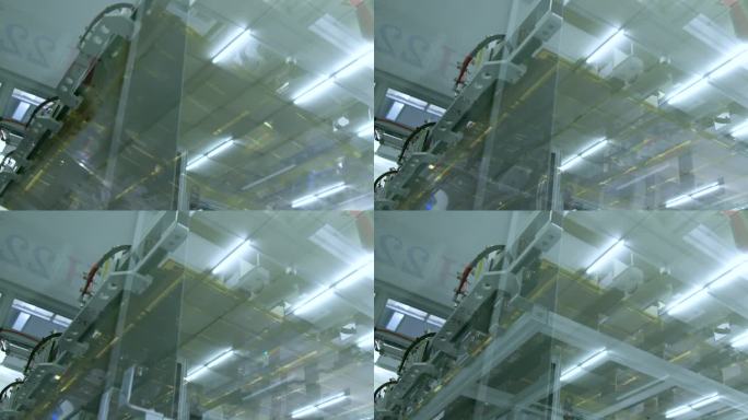 工厂车间 数控机床 材料运输 机械制造