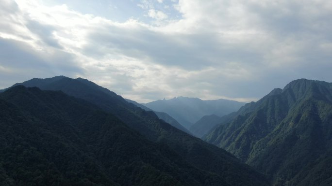 贵州 梵净山 远景 全景 航拍