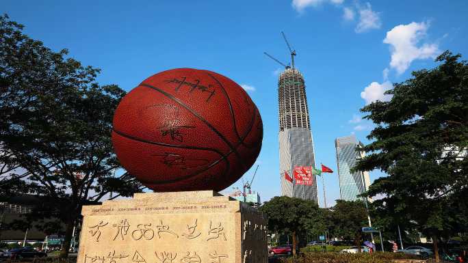 东莞：篮球城市4-篮球城市雕塑