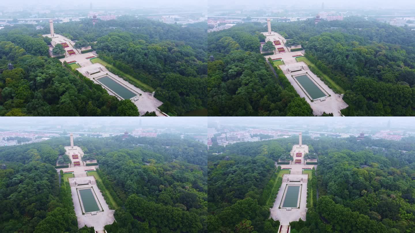 ４K环绕航拍南京雨花台革命烈士纪念碑