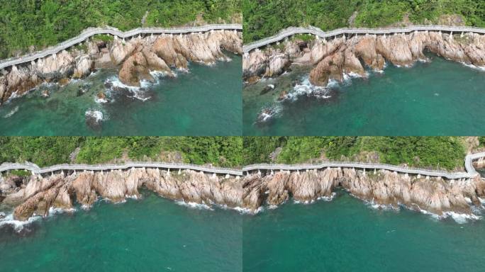 深圳盐田区大梅沙海边栈道
