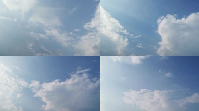 【4K】蓝天白云延时摄影71秒