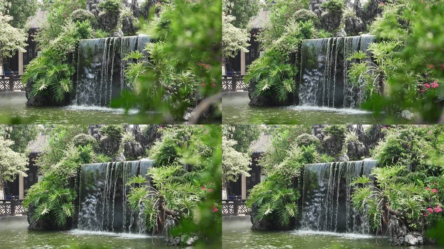 广州岭南园林余荫山房园林景观水景