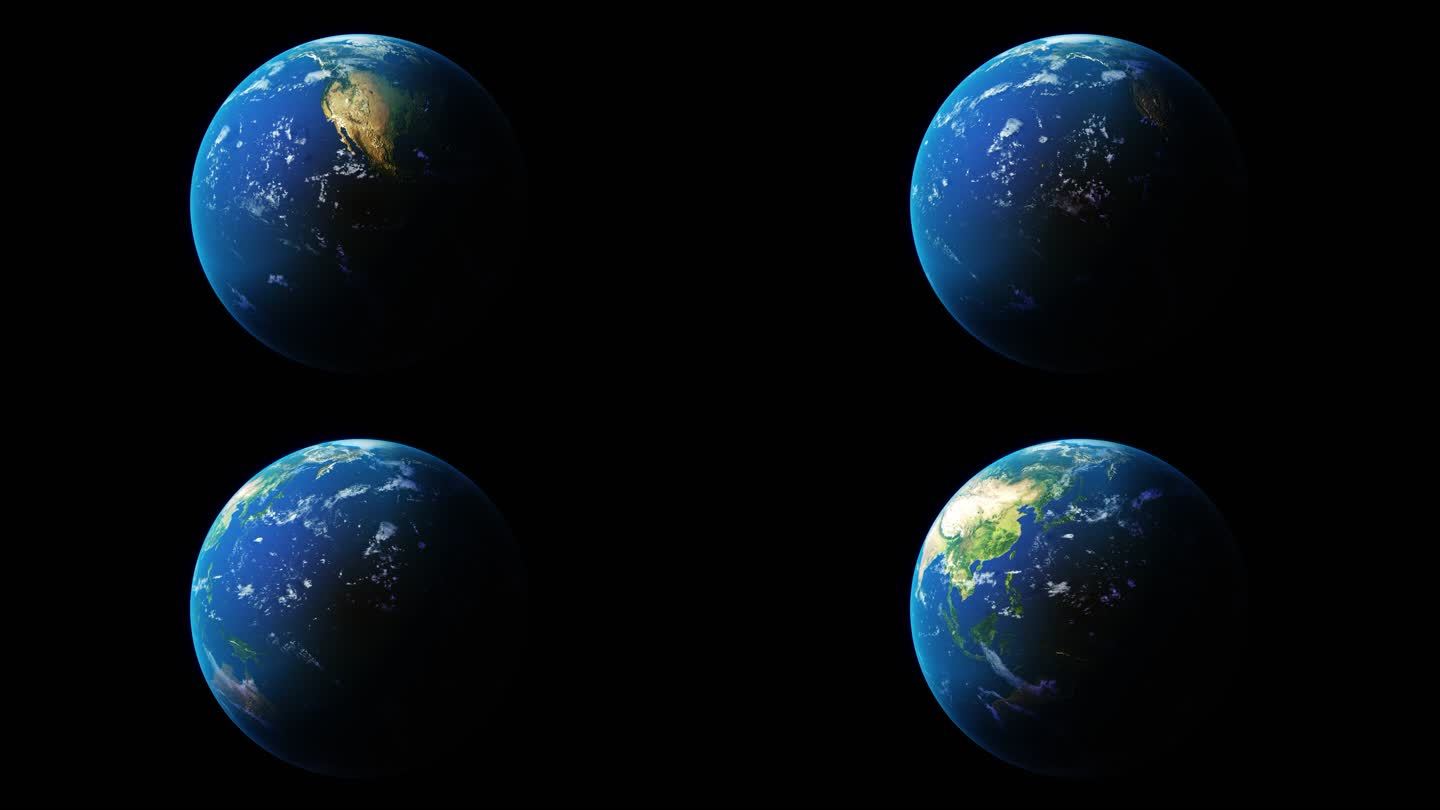 4K地球自转背景