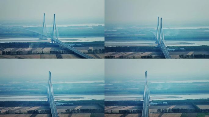 4K长镜头下的石首公铁长江大桥