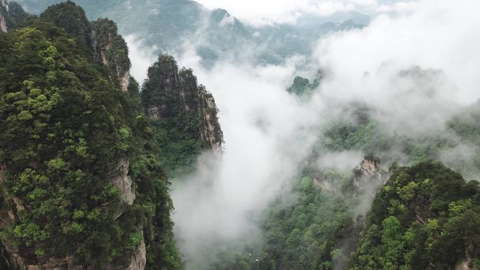 延时摄影张家界风景，中国