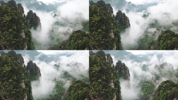 延时摄影张家界风景，中国