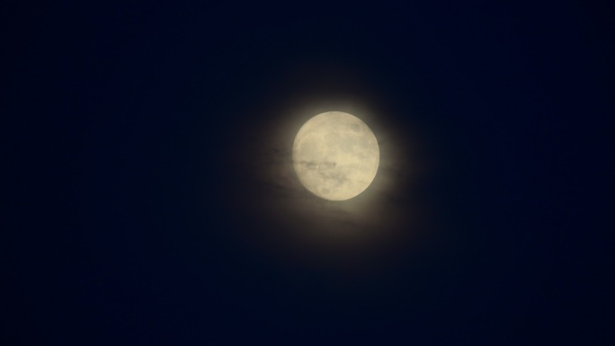 满月光月空镜头空境通用视频素材
