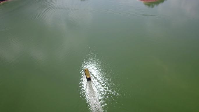 广州从化流溪河国家森林公园小岛流溪湖船只