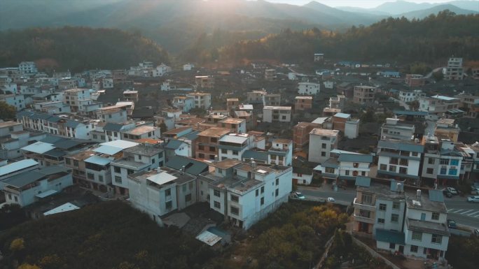 福建省龙岩市连城培田村1080p高清航拍