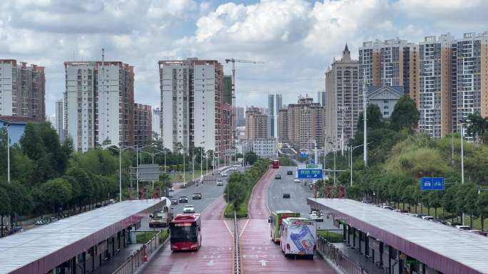 城市BRT快速公交系统 BRT车站 站台