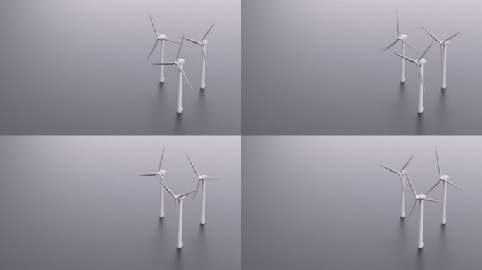 风力涡轮机风能风电双碳可再生清洁能源