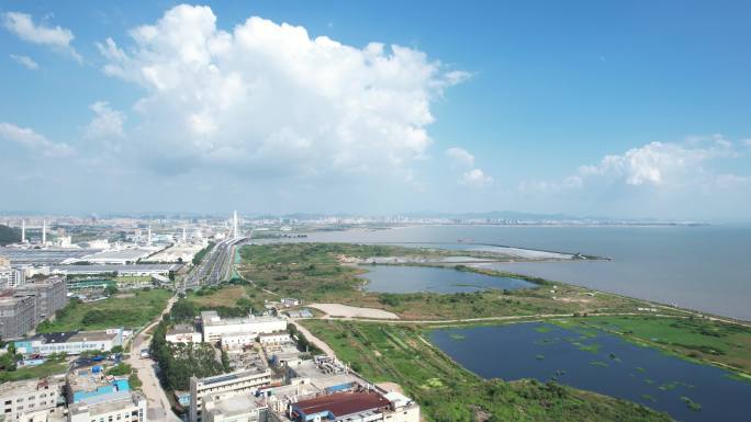 【正版素材】东莞滨海湾全景