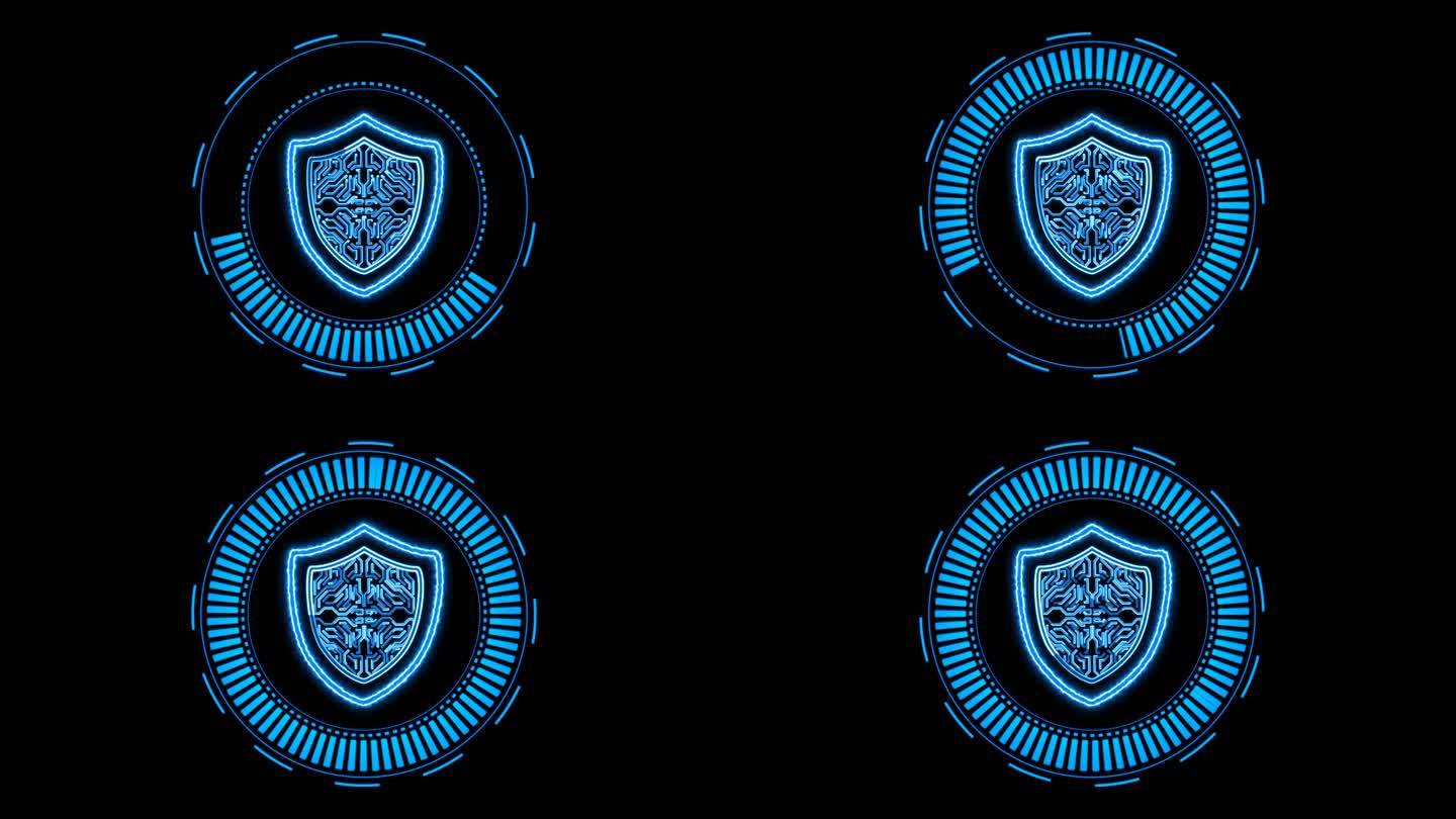 4K高科技防护罩通道蓝色4