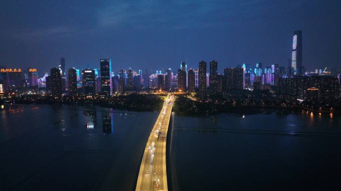 【御3】沙湖大桥夜景