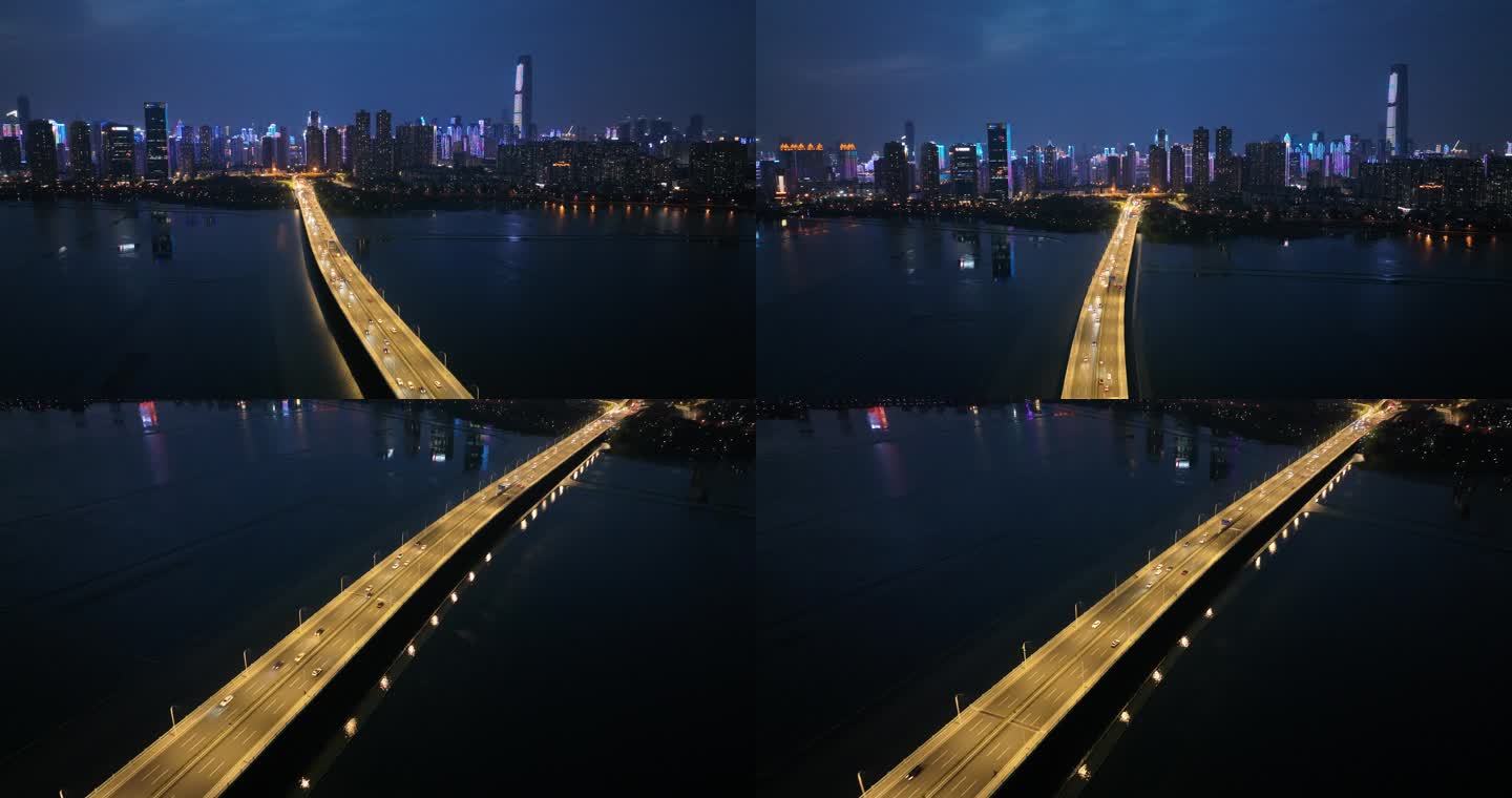 【御3】沙湖大桥夜景
