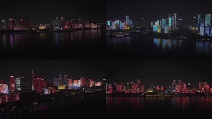 2022国庆节杭州城市阳台灯光秀3