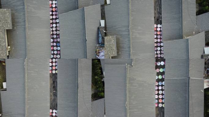 四川省德阳市旌阳区孝泉镇半边街航拍