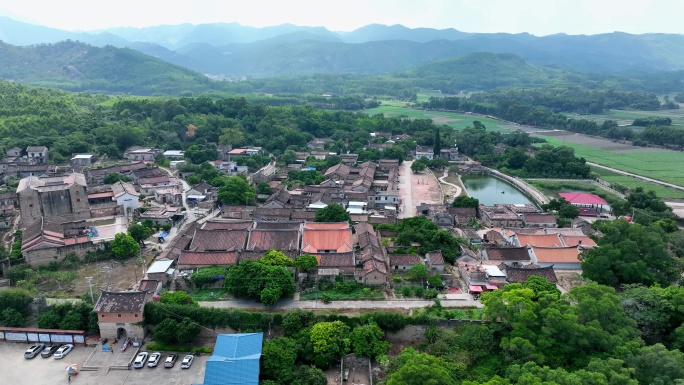 航拍福建漳州漳浦赵家堡