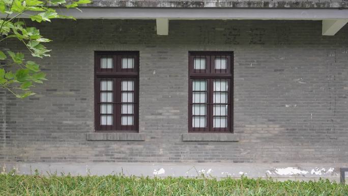 民国时期窗户青砖老建筑