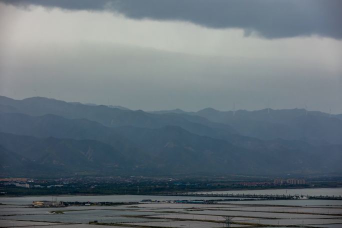 山西运城中条山云海