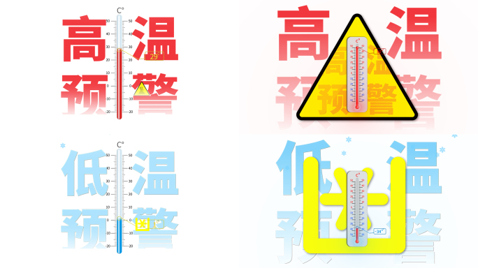 高低温预警温度计AE模板（带通道）