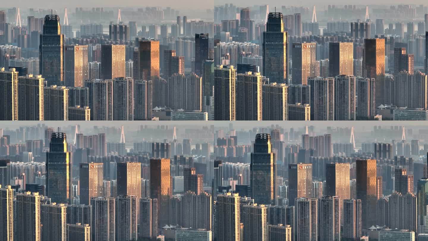 武汉-城市森林-黄昏天际线