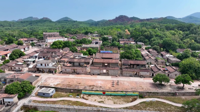 航拍福建漳州漳浦赵家堡