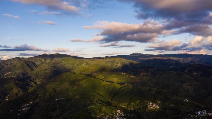 【4k】茶山小山村延时