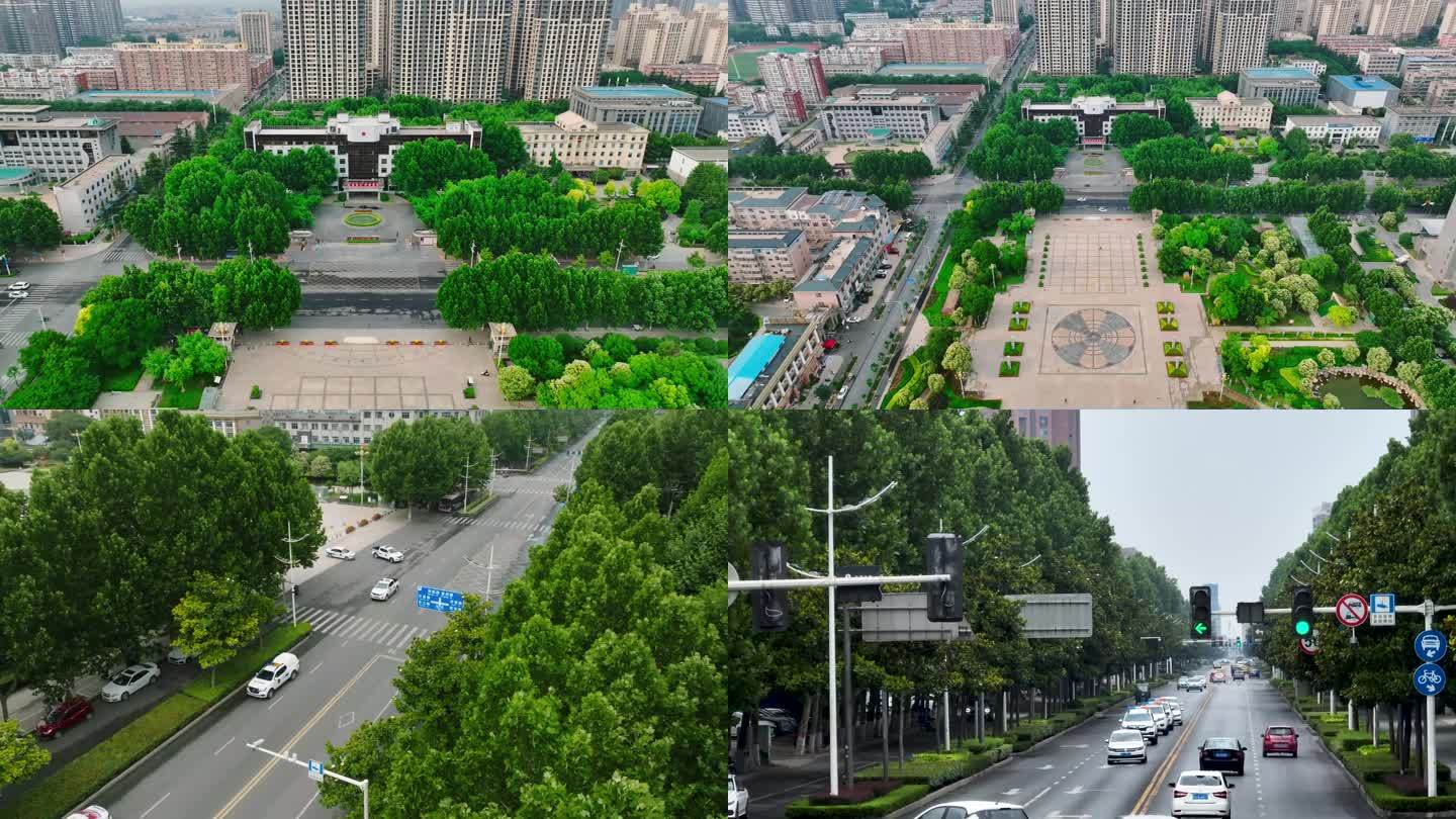郑州上街区政府城管执法航拍4k