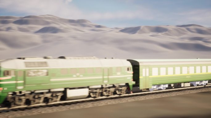 老式绿皮火车