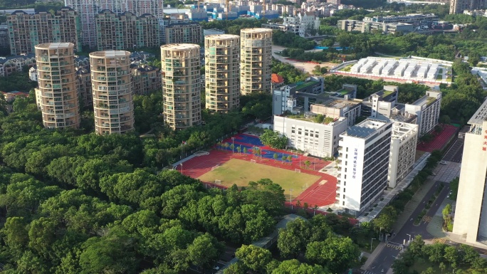 深圳城市航拍（学校）