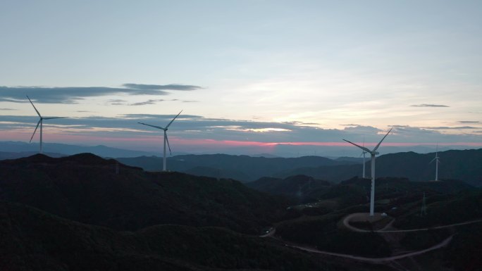 云南富民铜盆山风力发电场