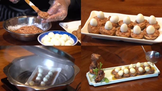 茶树菇巧配鹌鹑蛋