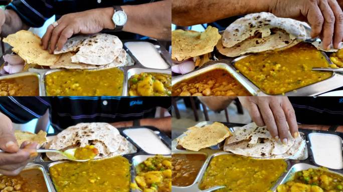 印度塔利语馍食物