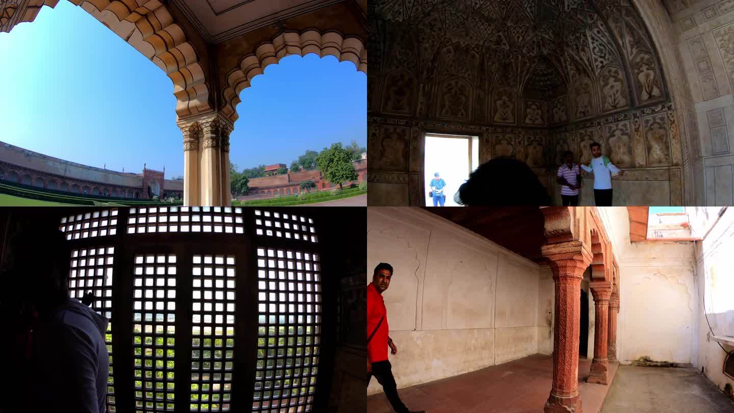 印度世界文化遗产：阿格拉红堡