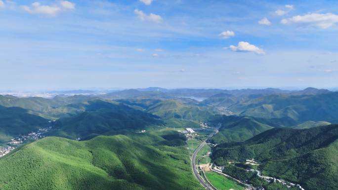 德清莫干山后坞山区航拍4k