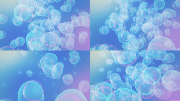 摘要纳米分子结构细胞分裂分子原子气泡