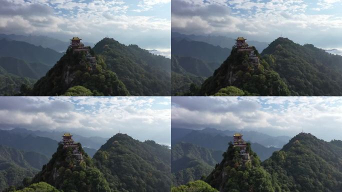 秦岭 南五台 航拍 生态 环境