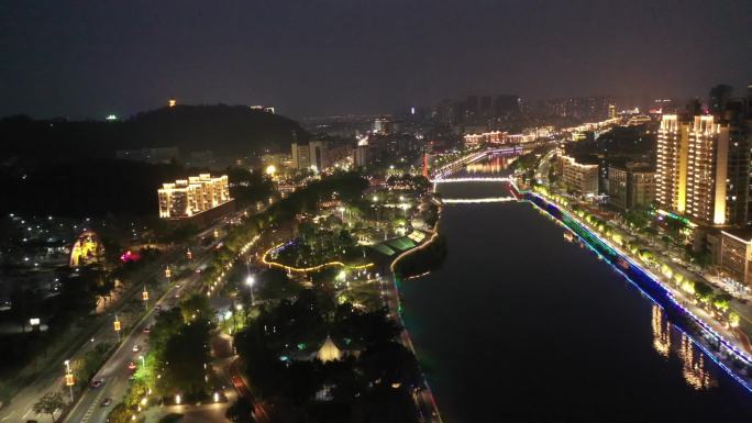 江门东华大桥-网红桥-蓬江桥夜航