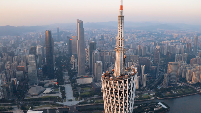 广州城市地标形象航拍