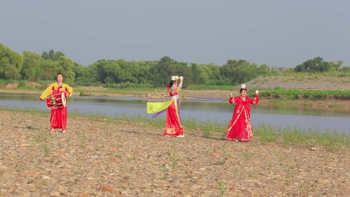 民族舞朝鲜族碟子舞